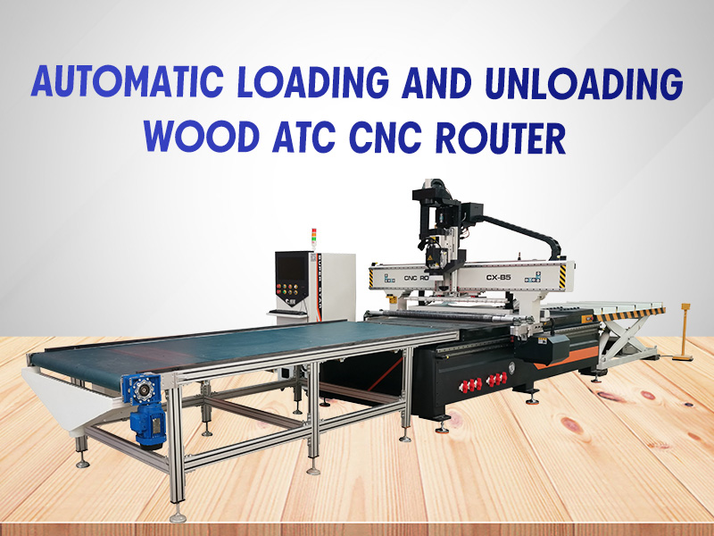 Chargement et déchargement automatiques du routeur CNC ATC