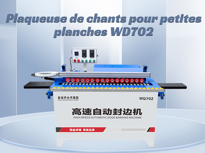 Petite plaqueuse de chants