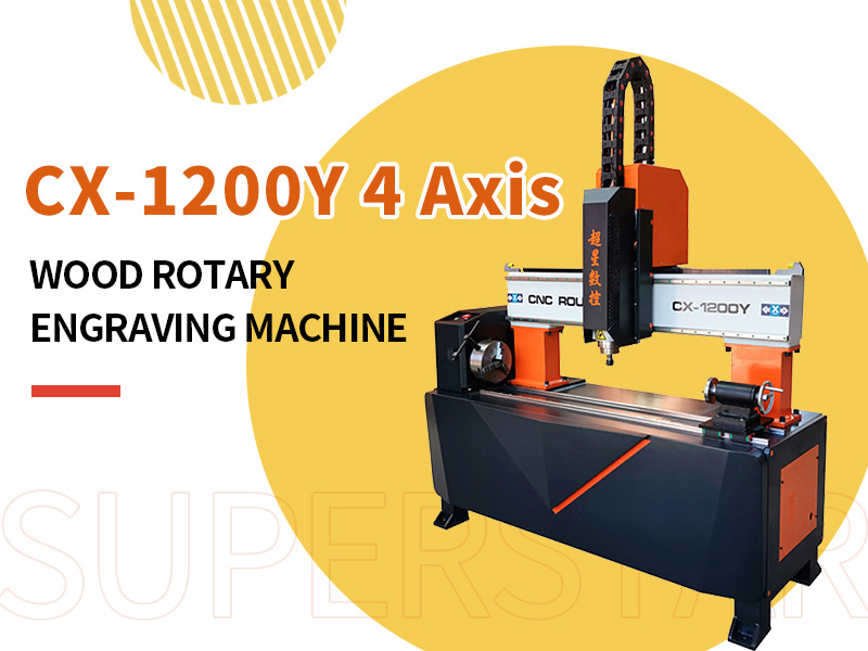 CNC rotatif à bois