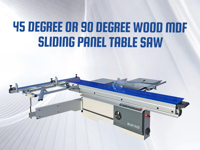 Scie à panneaux de bois coulissante